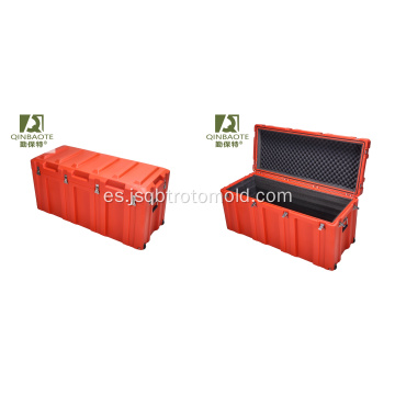 Caja de transporte de equipo de Monitor de herramienta de rotomoldeo de carcasa dura ligera para equipo de monitoreo de transporte